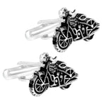 Biker Motorcycle Black Cufflinks In Box Bulk