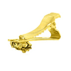 Lion Gold Oxidised Cufflinks Tie Pin Set Box Bulk