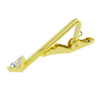 Triangle Diamond Cufflinks Tie Pin Set In Box Bulk
