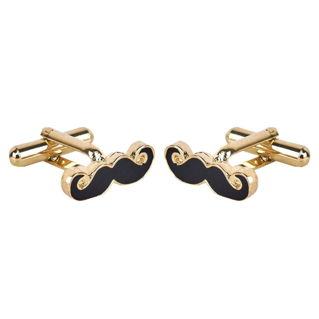 Moustache Mooch Cufflinks Tie Pin Set In Box Bulk