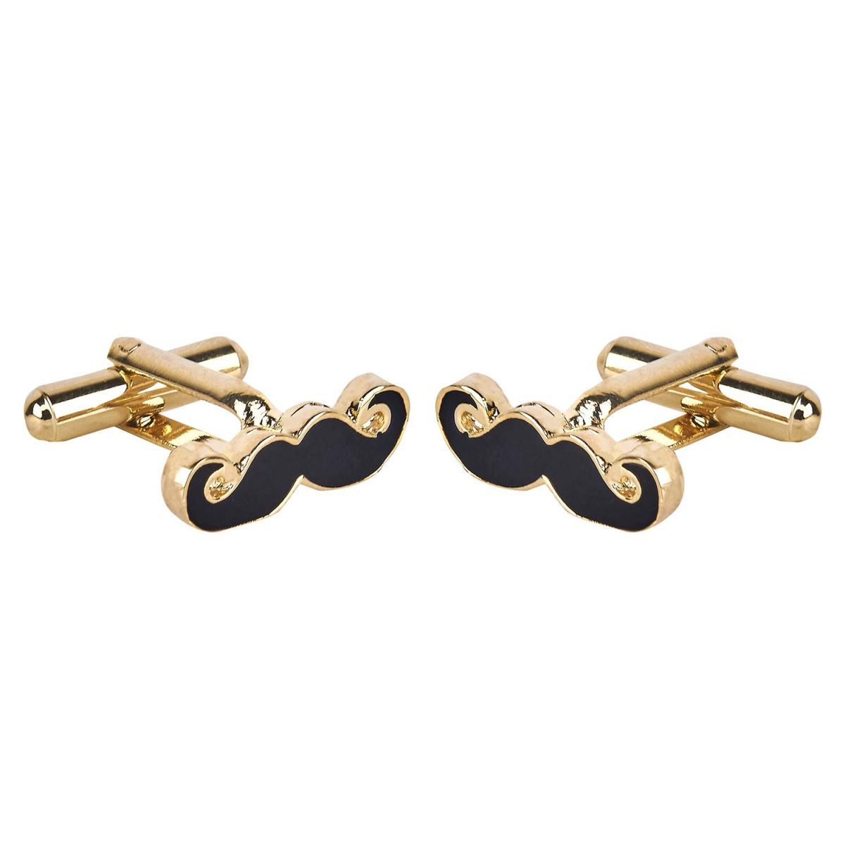 Moustache Mooch Cufflinks Tie Pin Set In Box Bulk
