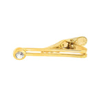Round Diamond Gold Cufflinks Tie Pin Set In Box Bulk