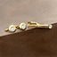 Round Diamond Gold Cufflinks Tie Pin Set In Box Bulk