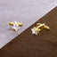 Star Gold Diamond Cufflinks In Box Bulk