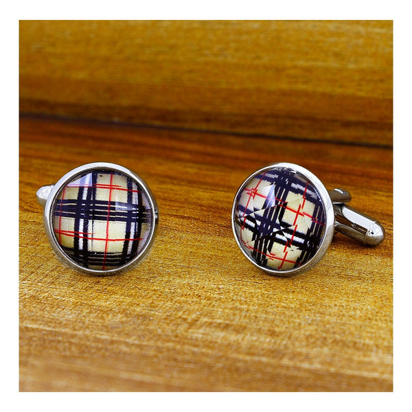 Burberry Checks Cufflinks In Box Bulk Main image
