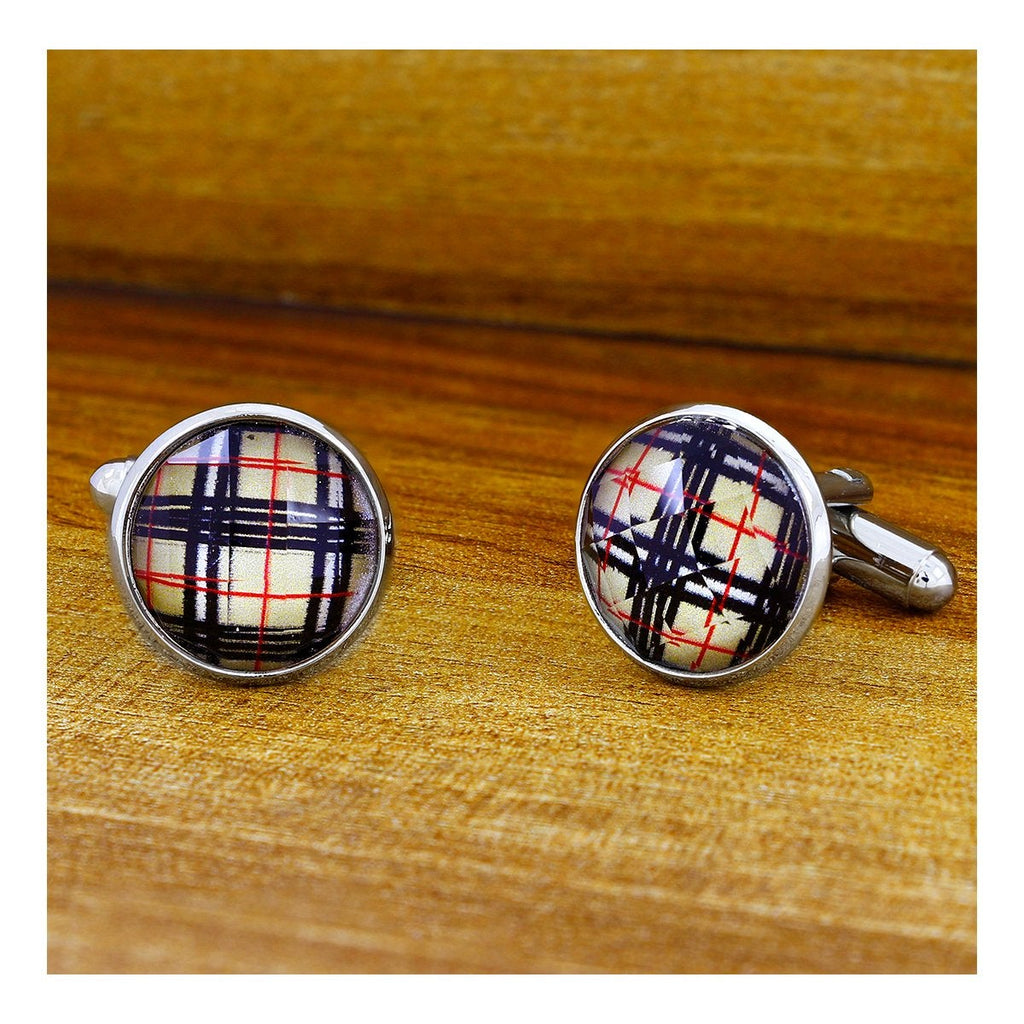 Burberry Checks Cufflinks In Box Bulk