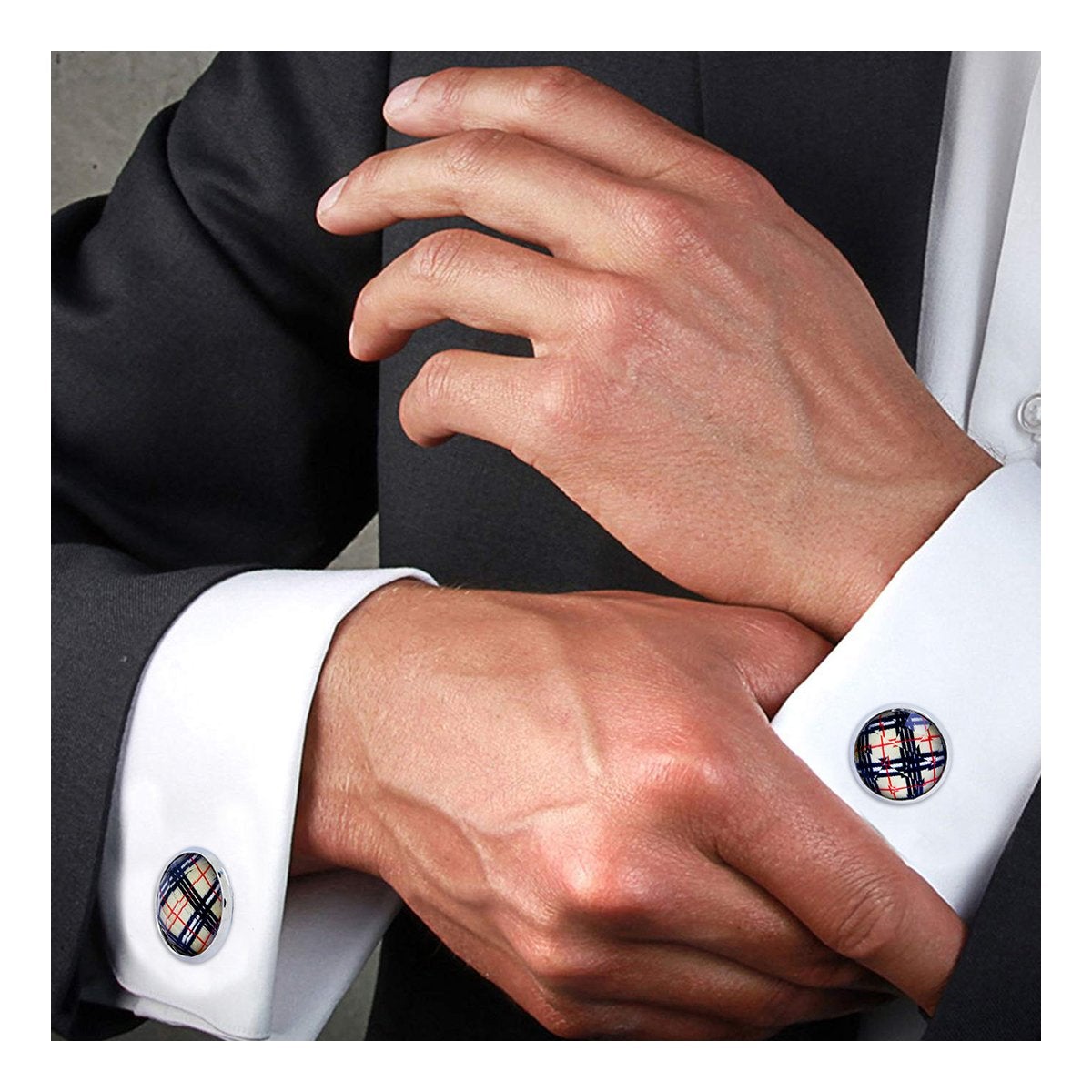 Burberry Checks Cufflinks In Box Bulk