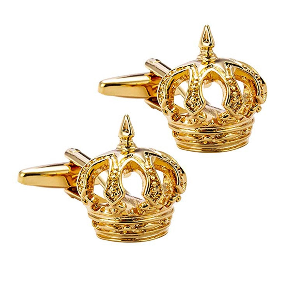 Gold Crown Prince Cufflinks In Box Bulk Main image