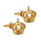 Gold Crown Prince Cufflinks In Box Bulk