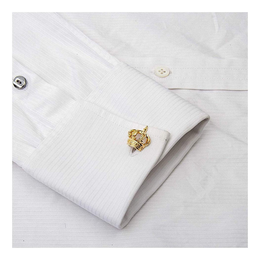 Gold Crown Prince Cufflinks In Box Bulk