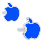 Blue Apple Cufflinks In Box Bulk