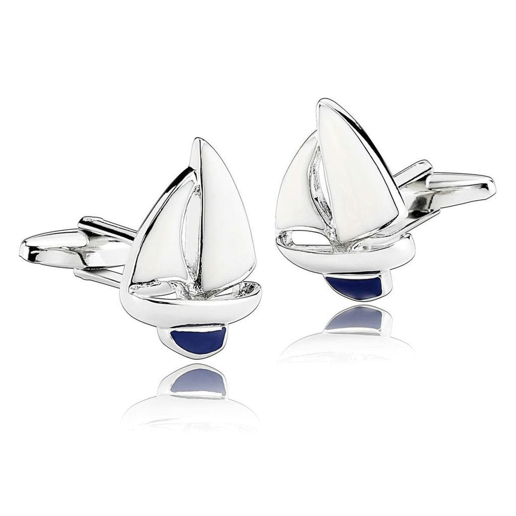 Sailboat Cufflinks In Box Bulk