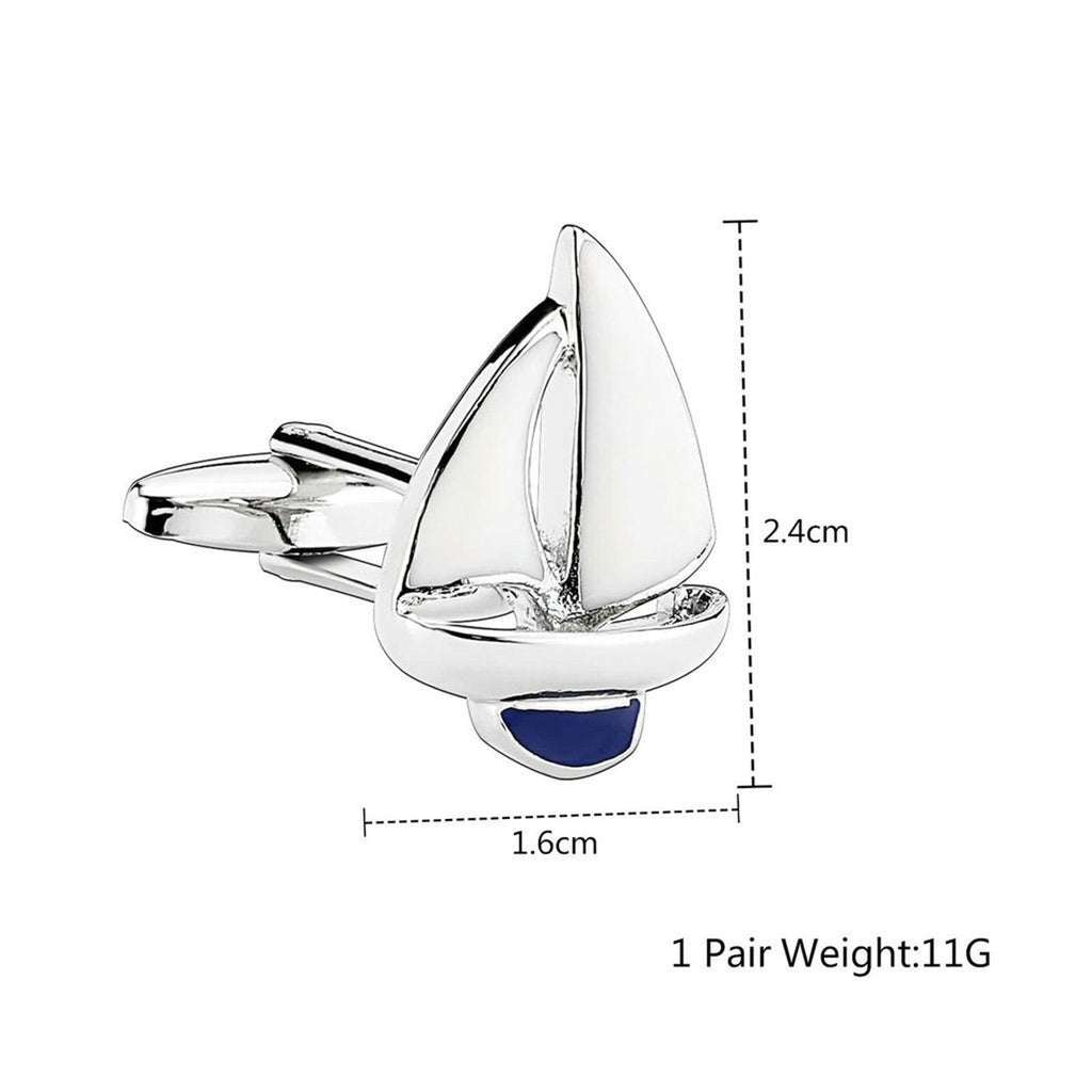 Sailboat Cufflinks In Box Bulk