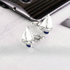 Sailboat Cufflinks In Box Bulk