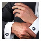 World Map Globe Cufflinks In Box Bulk