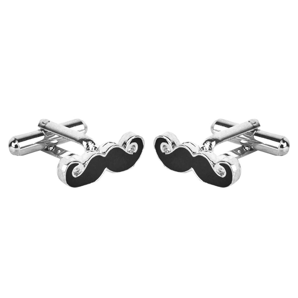 Moustache Mooch Cufflinks Tie Pin Set In Box Bulk