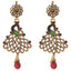 Peacock Antique Gold Plated Meenakari Kundan Earring For Women Bulk