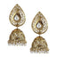 Filigree Gold Plated Pearl Jhumki Earring For Women Bulk