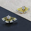 Flower Baguette 18K Gold Ear Cuff Jacket Stud Earring For Women Bulk