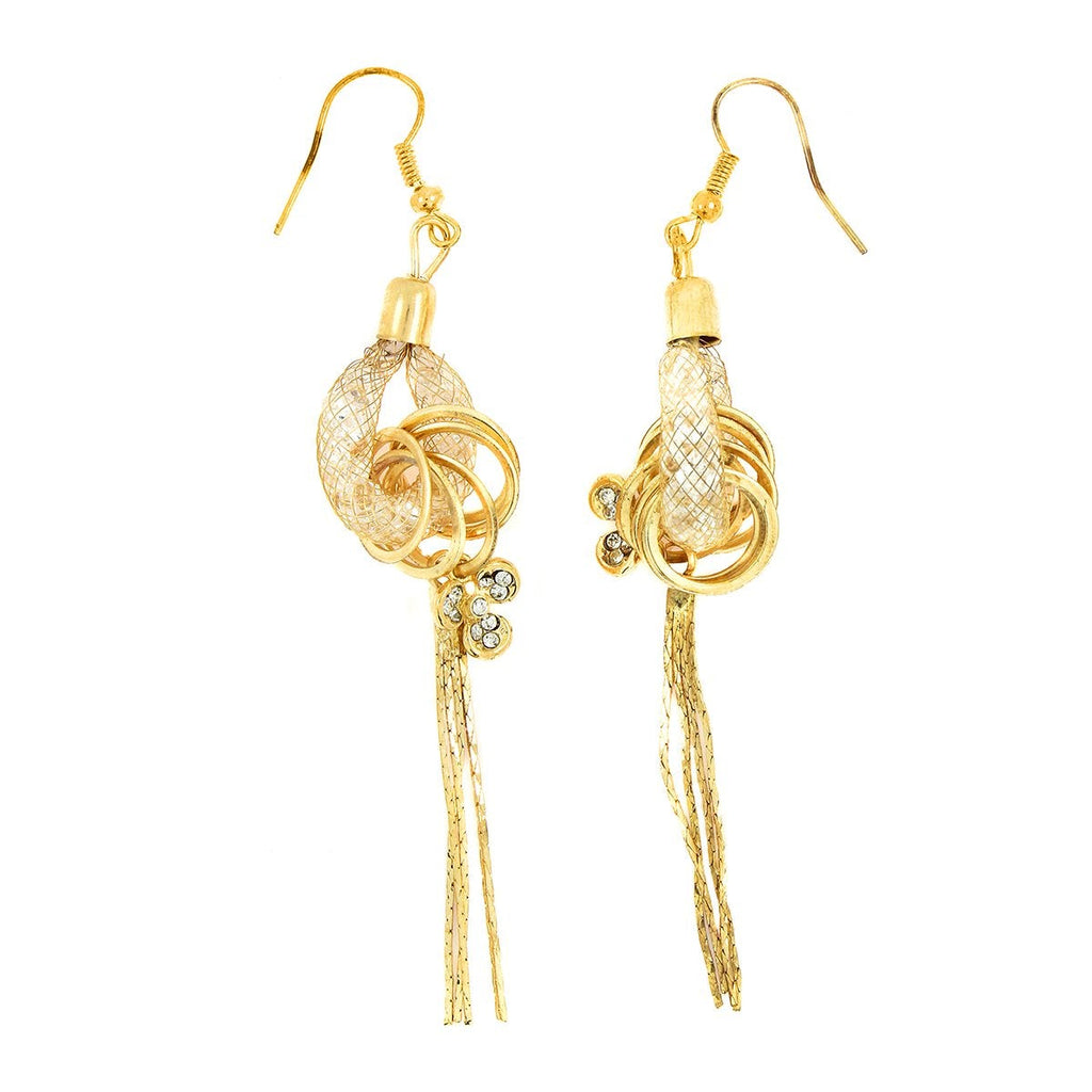 Dainty Rose Gold American Diamond CZ Dangling Earring For Women Bulk