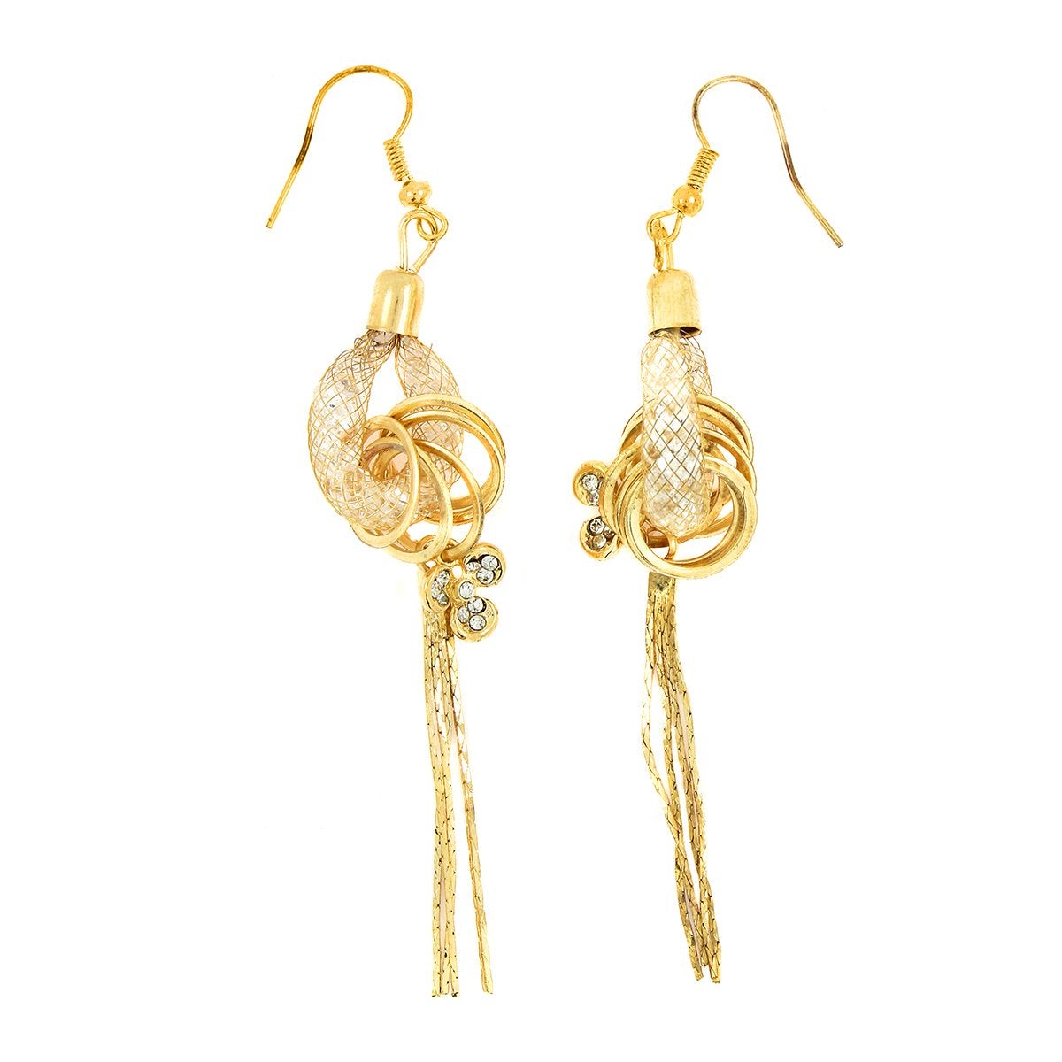 Dainty Rose Gold American Diamond CZ Dangling Earring For Women Bulk
