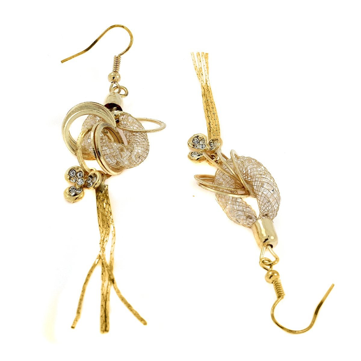 Dainty Rose Gold American Diamond CZ Dangling Earring For Women Bulk