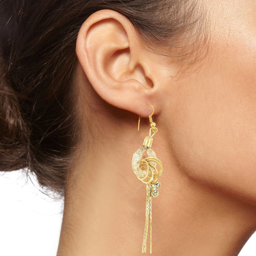 Dainty Rose Gold American Diamond CZ Dangling Earring For Women Bulk