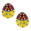 Indo-Western Reddish Pink American Diamond CZ Gold Stud Earring Bulk