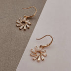 Flower Baguette CZ Gold Plated Daily Wear Earring For Women Bulk