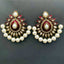 Traditional Gold Red Maroon Meenakari Pearl Festive Earring Bulk