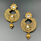 Traditional Antique 22K Gold Plated Chand Bali Earring For Women Bulk