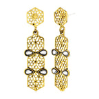 Italian Kundan 14K Gold Plated Dangling Earring For Women Bulk