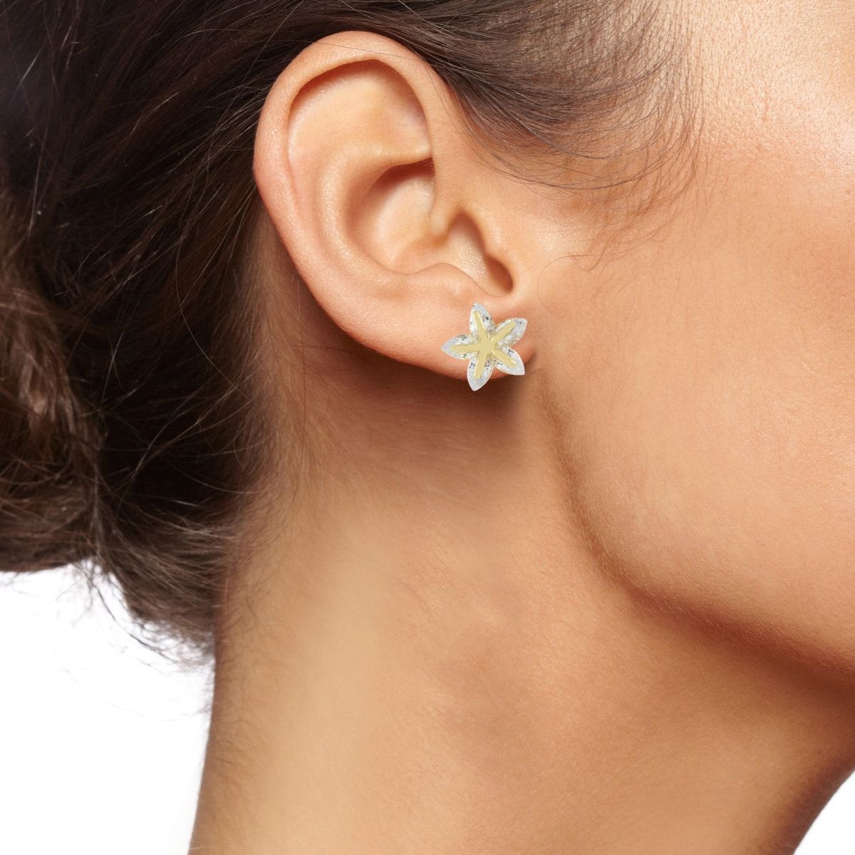 Trendy Star 18K Gold Plated American Diamond Earring For Women Bulk