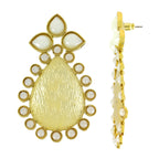 Statement Pearl 18K Gold Plated Stud Earring For Women Bulk