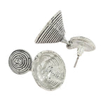 Dainty Indian Jaipur Oxidized German Silver Jhumki Earring Women Bulk