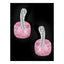 Cushion Aaa Crystal American Diamond Pink Stud Earring Girls Bulk