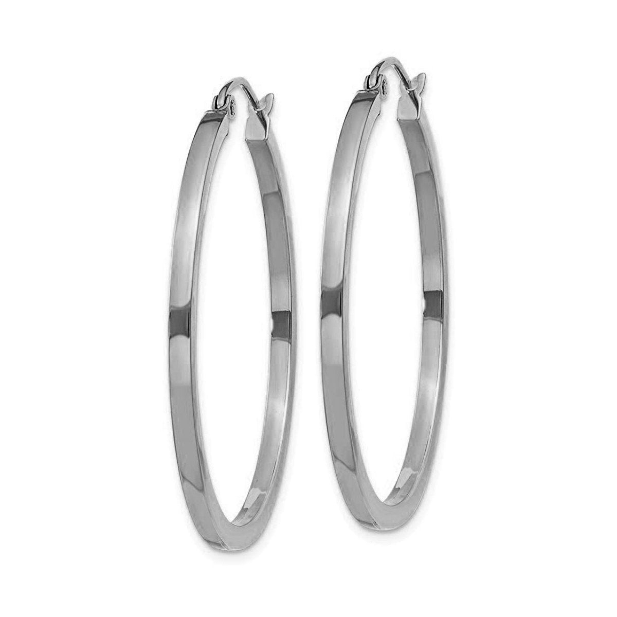 Round Wire Hoop Silver 316L Stainless Steel Earring Bulk