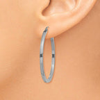 Round Wire Hoop Silver 316L Stainless Steel Earring Bulk