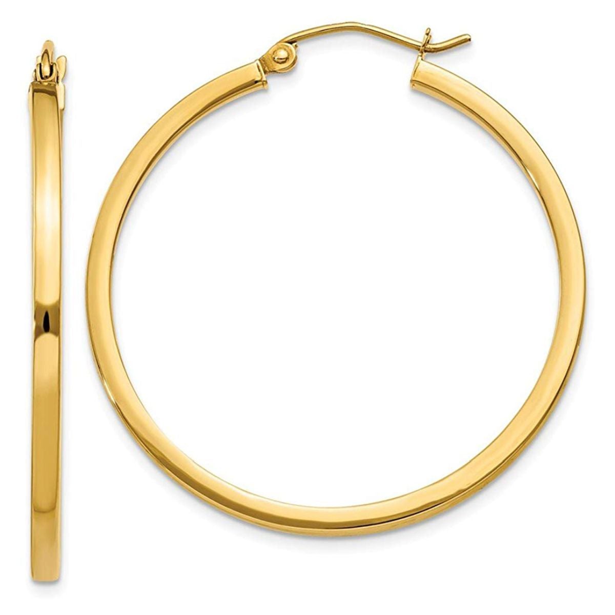 Round Wire Hoop Silver 316L Stainless Steel 18K Gold Earring Bulk Secondary image