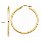 Round Wire Hoop Silver 316L Stainless Steel 18K Gold Earring Bulk