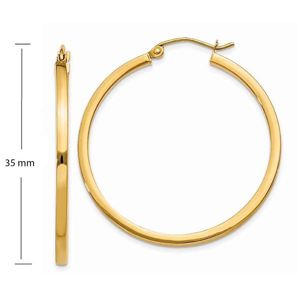 Round Wire Hoop Silver 316L Stainless Steel 18K Gold Earring Bulk