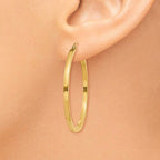 Round Wire Hoop Silver 316L Stainless Steel 18K Gold Earring Bulk