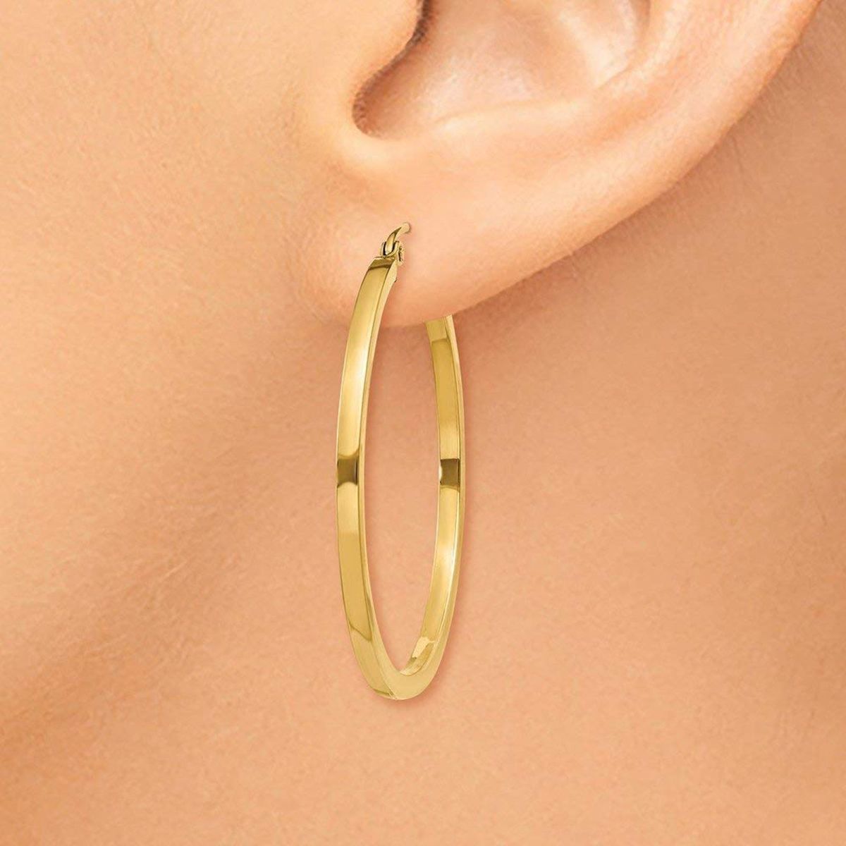 Round Wire Hoop Silver 316L Stainless Steel 18K Gold Earring Bulk