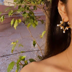 Round Gold Pearl Dangler Earring For Women Bulk