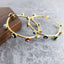 Gold Evil Eye Enamel Chandbali Earring For Women Bulk