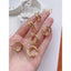 Double Layer 18K Gold Copper Hoop Earring Pair For Women Bulk