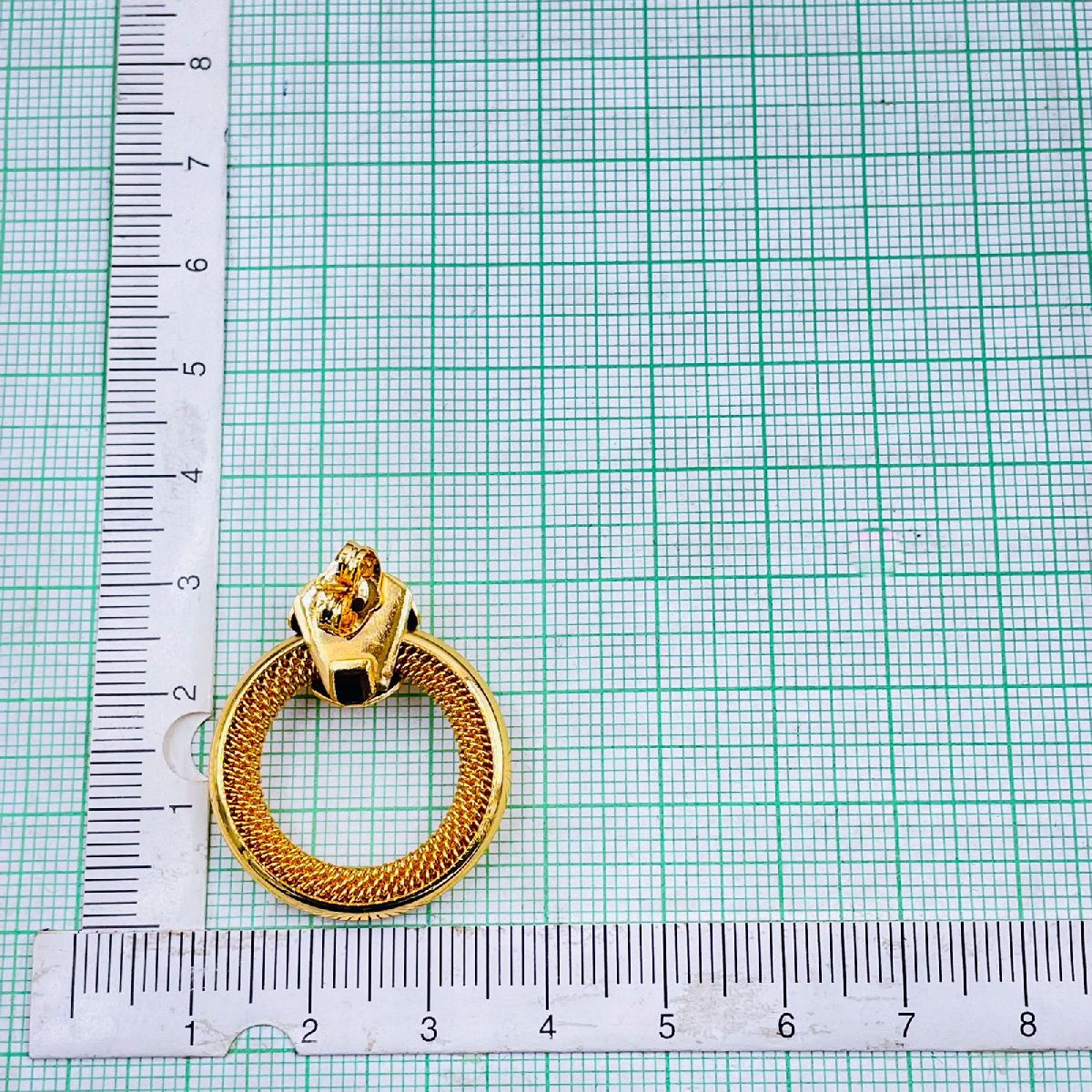 Stainless Steel Link Gold Stud Danger Earring Pair For Women Bulk