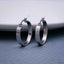 Classic Nail Screw Stainless Steel Silver Hoop Earring Pair Women Bulk