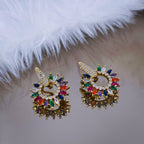 Marquise CZ 18K Gold Anti Tarnish Copper Dangling Earring Bulk