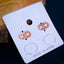 Luxury Rose Gold Stainless Steel Stud Earring Pair For Women Bulk